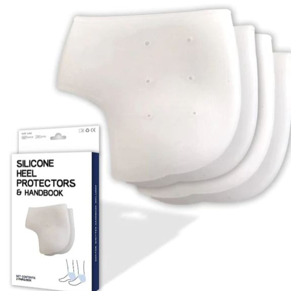 Dr. Arthritis Silicone Heel Protectors & Handbook 2 pairs per box New - Picture 2 of 2